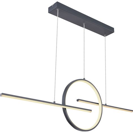 Globo - lampada a sospensione - Barral - grigio - metallo -