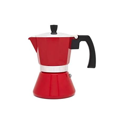 Leopold Vienna LV113007 cafetière moka rouge 6 tasses