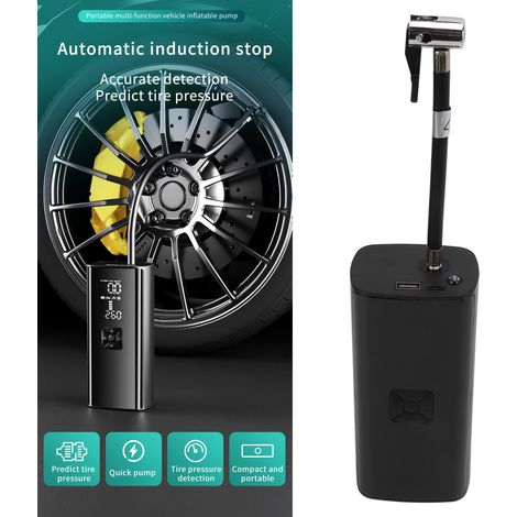 Universelle kabellose Auto-Luftpumpe, tragbare multifunktionale Auto-Luftpumpe (P004) (mit eingebautem Akku) (1/5)