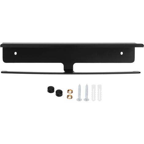 Porte-rouleau mural double en aluminium pour salle de bain, support à papier toilette, organisateur de rangement. (1/5)