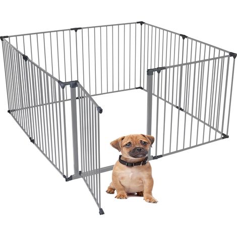 Bettacare Pet Pen, 144cm x 144cm, Grey, 70cm High, Dog Pen for Pets and Puppies, Dog Playpen suitable for Indoor and Outdoor use