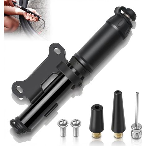 Mini Portable Bike Pump for Presta and Schrader Tyres, High Pressure Super Fast Inflating for Road, Mountain and BMX Tyres (1/5)