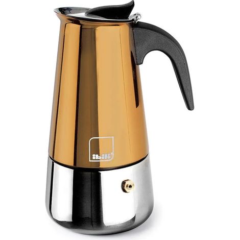 Cafetera Ibili moca cupra 2 tazas acero inoxidable