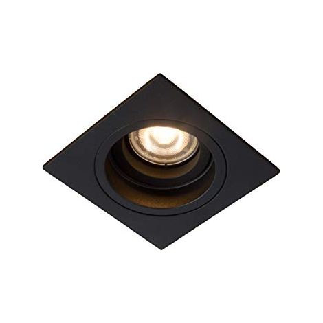 Lucide Embed - Faretto da incasso GU10, colore: Nero (1/4)