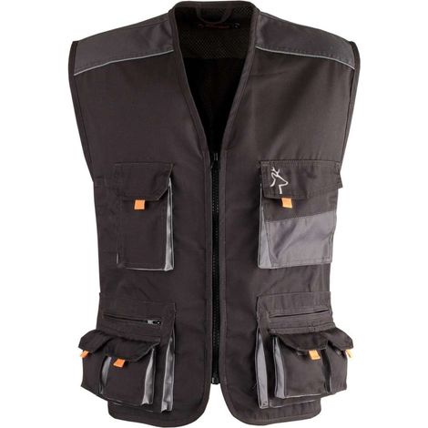 Gilet multitasche Smart Grigio XL Kapriol 31717