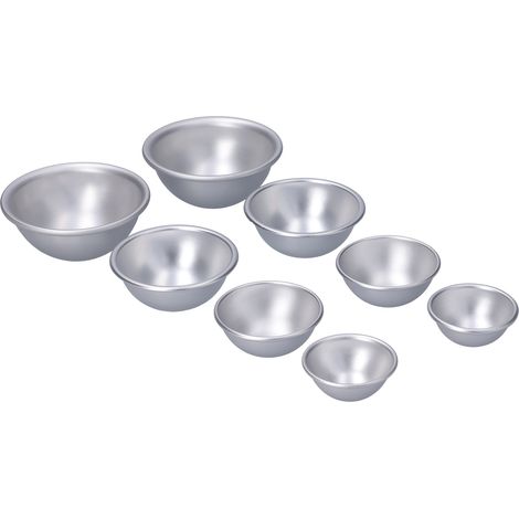 Moule à boules de sel de bain DIY, portable, en alliage d'aluminium, pour la cuisson de gâteaux mousse, ensemble n° 6 (1/5)