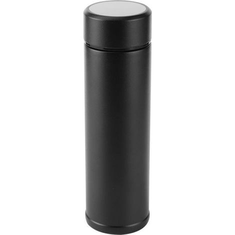 Gobelet vacuum intelligent 480ml noir, détection de température, écran miroir tactile, usage professionnel et quotidien (1/5)