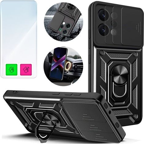 Funda para Oppo Reno 14 5G con carcasa trasera reforzada y cubierta protectora de cristal. (1/5)