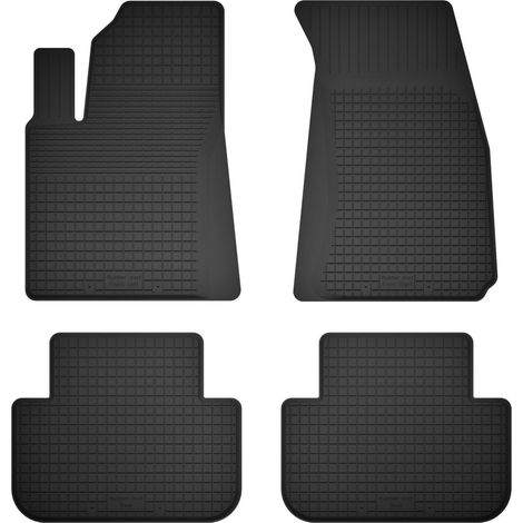 Gummifußmatten, 4er-Set, universell passend für: Audi Q7 II 7-Sitzer (ab 2017)