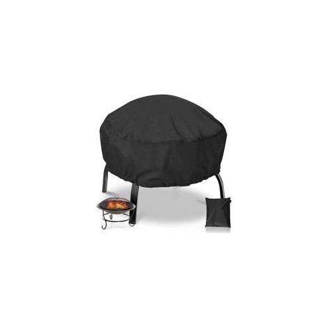 Housse de Protection pour brasero Couverture de Gril Housse B��che de Protection BBQ Couverture de Foyer Housse pour Foyer D'ext��rieur avec Cordon de Serrage V7084B (122 x 46cm)
