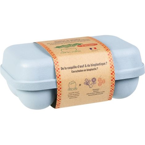 Boîte 6 oeufs coquille - Bleu (1/3)