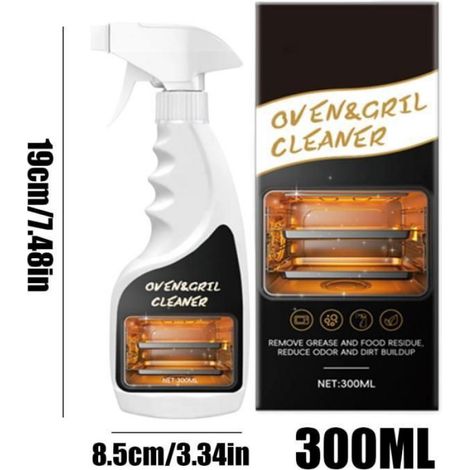 Nettoyant Grille Four - 300 ml - Pour Nettoyage Four Et Grill - 1 Pièce (1/5)
