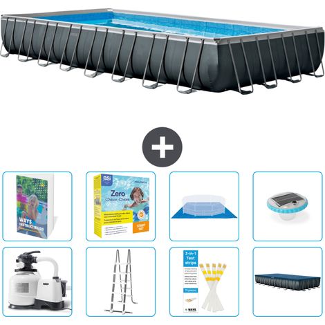 Ultra XTR Pool Rechteckig - 975x488x132 cm - 9-teilig S526