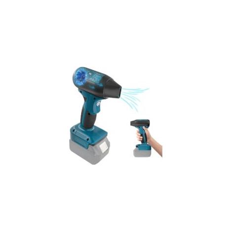 Mini-Turboventilator für Makita 18V-Akkus, 4-stufiger, kabelloser Hochleistungsventilator (Akkus nicht im Lieferumfang enthalten) - Crezuo