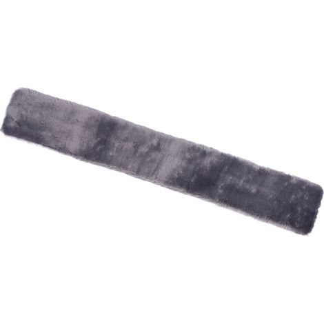 Sangle de selle pour cheval légère et résistante à l'usure, en imitation polaire, protection ventrale grise (1/5)