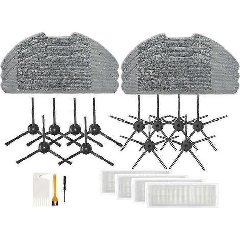 Brosse latérale, filtre HEPA, lingettes de nettoyage pour aspirateur robot-laveur Xiaomi Mi ( ) (1/5)