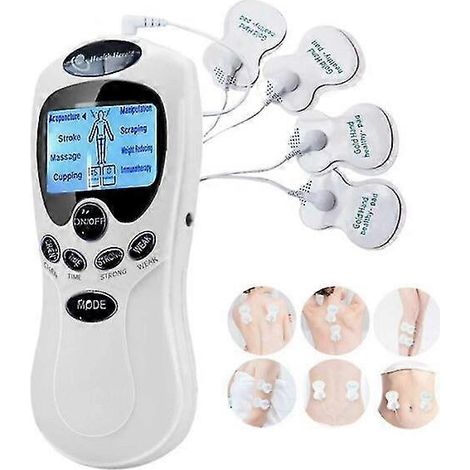 Appareil de massage EMS/TENS portable, stimulateur musculaire électronique pour soulager la douleur et les raideurs musculaires