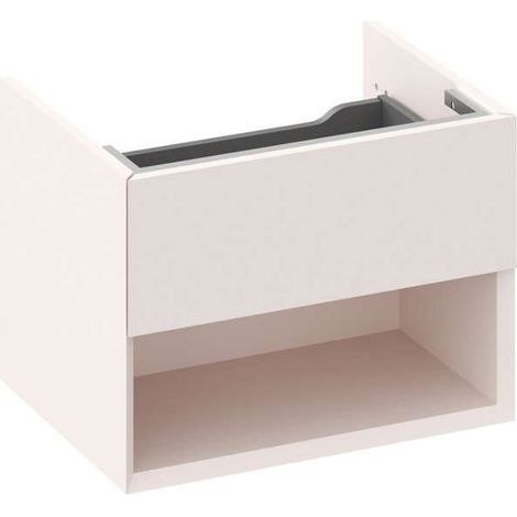 Ravak Lite - Meuble pour lavabo, 60x45x43 cm, 1 tiroir, Alabaster Pink X000001860 (1/5)