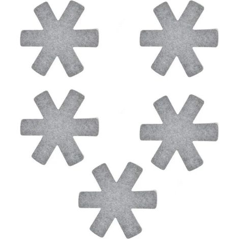 Protège Poêles et Séparateur de Casseroles 5PCS Séparateurs Poêles Protéges Casseroles en Feutre Protections Casseroles Protège-Po (1/4)