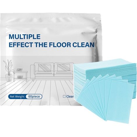 Pastilles nettoyantes pour sols anglais, nettoyant pour carrelage, décontamination, détartrage, blanchiment, nettoyage parfumé, 100 pastilles [bleues] (1/5)