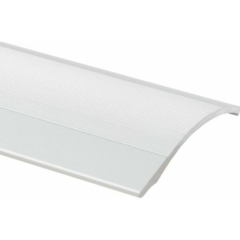 Seuil d'adaptation Aluminium Hauteur jusqu'à 11 mm Autocollant Argent 38 mm (1/5)