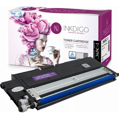 Inkdigo Toner CLT-C406S kompatibel mit Samsung CLP-360 CLP-365 Xpress C410W TÜV-zertifiziert (1/5)