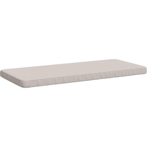 Coussin de banc 1 pièce VUGHT 100 % polyester Blanc vidaXL
