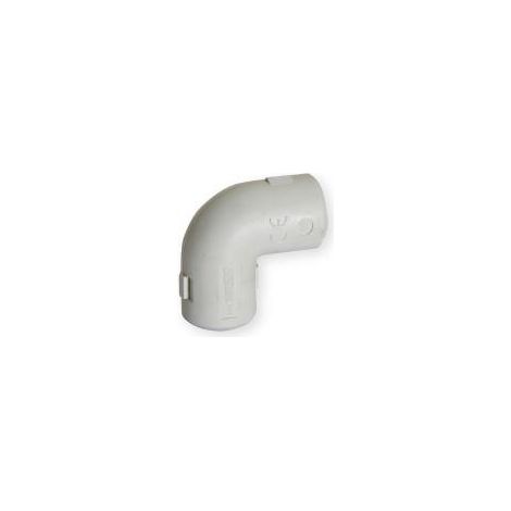 coude 90 degrès - equerre - diamètre 16 mm - pour tube irl - gris - lot de 1 - iboco 20101