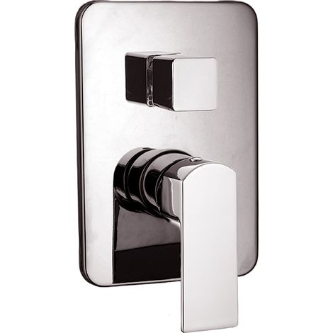 Miscelatore doccia ad incasso due vie nichel spazzolato serie 23