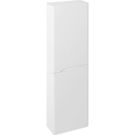 MEDIENA meuble de rangement 40x140x20cm, 2x porte, gauche/droite, blanc mat/blanc mat (1/4)