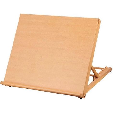 Tragbare Zeichenstaffelei, Tischstaffelei, Schreibtisch-Zeichenbrett, freistehende Staffelei, Künstlerbedarf für Aquarell- und Ölmalerei (1/5)