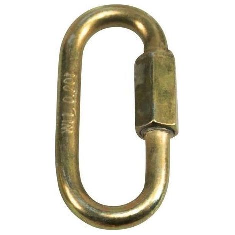 Mousqueton à visser zingué jaune 4,0mm (Par 100) (1/2)