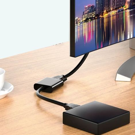 Câble HDMI vers VGA, conversion HD 1080p pour ordinateurs portables et décodeurs. (1/5)
