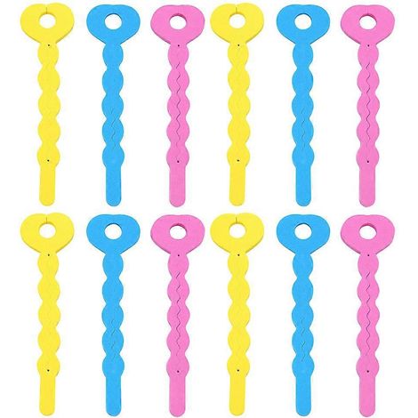 24 bâtonnets à boucler en éponge Sleeping Beauty Curls Bar à boucles DIY-18.00X4.90X0.50CM (1/4)