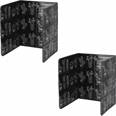 Juego de 2 protectores antisalpicaduras Shield Guard de aluminio para cocinas. Protección contra salpicaduras y gases. (1/5)