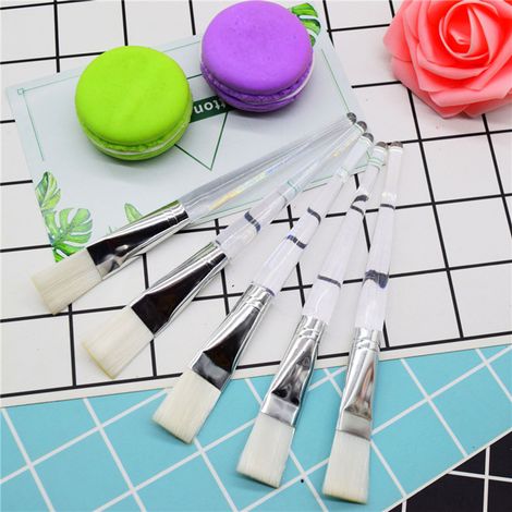 10 Pinceaux à Masque Visage - Lot Applicateur Masque Facile à Nettoyer (1/2)