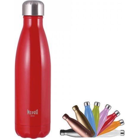 BOTTIGLIA ACCIAIO TERMICA 500 ML SERIE BOB ROSSO