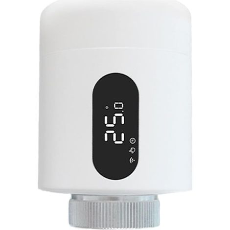 für Steuerventil für Zentralheizungsanlagen, kompatibel mit für & für App, 0,5 °C Genauigkeit, manuelle & automatische Modi, Kindersicherung, ABS-Material (1/4)