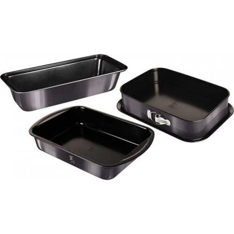 Berlinger Haus Set de Moldes para Repostería Grafito Metálico
