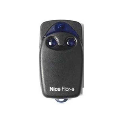 Émetteur de télécommande 2 canaux 433,92 MHz – Compatible récepteurs Nice Flor – Programmation autoapprentissage – Boîtier noir ergonomique - FLO2R-S (1/4)