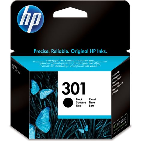 HP 301 Black Original Ink Cartridge Druckerpatrone 1 Stück(e) Standardertrag