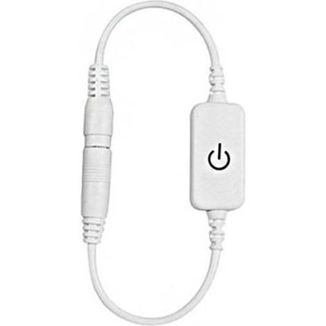 Variateur LED Mini Toucher 12‑24V 4A Interrupteur Éclairage Monocouche Contrôleur Lumière Intensité Blanc (1/5)