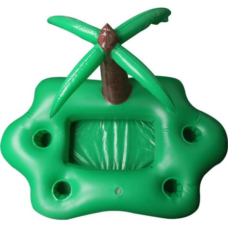 Porte-gobelet Gonflable 2 en 1 - Plateau Flottant Grande capacité - Porte-gobelet de Piscine Gonflable - Porte-gobelet Flottant (1/5)