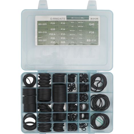 376 pièces joints toriques caoutchouc kit d'étanchéité climatisation remplacement pour Hyundai Doosan excavatrice (1/5)