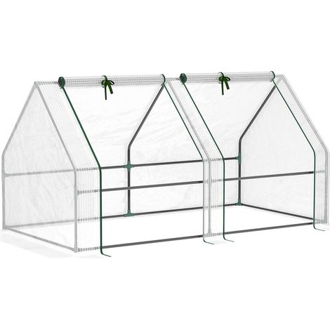 Mini serre de jardin ANNIE blanche (1/5)