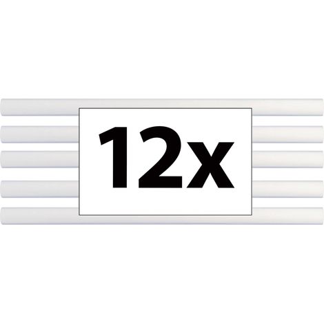 TOOLCRAFT TC-7200X12T Bâtons de colle 7 mm 100 mm transparent 60 g 12 pc(s) S328581 (1/3)