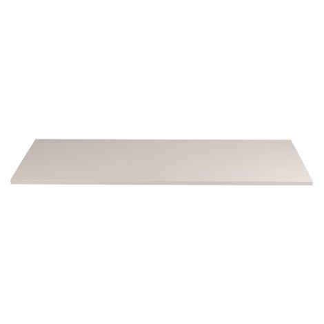 Saniclass Torino Plan vasque - 160.5x46x2.5cm - solid surface - blanc cassé