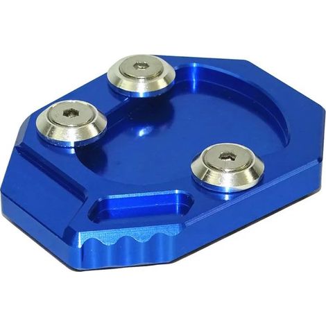 (Bleu)waase Compatible avec Yamaha YZF R1 YZF-R1 2009 2010 2011 2012 2013 2014 Béquille latérale, extension et support maxpower (1/4)