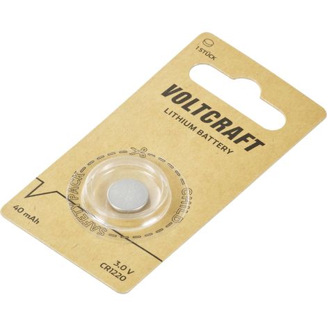 VOLTCRAFT Pile bouton CR 1220 3 V 1 pc(s) 40 mAh lithium LM1220 X984382 (1/4)