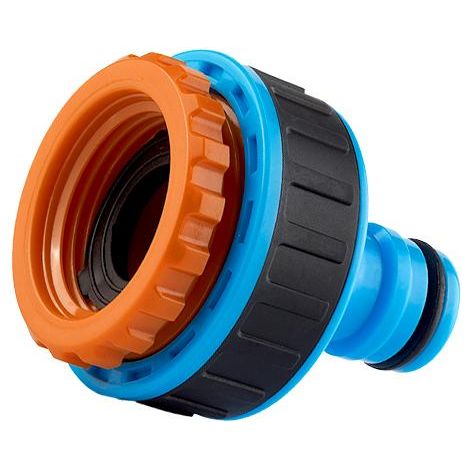 Conector de grifo reductor de 3/4" y 1" pulgadas / teger para manguera de jardín (1/5)